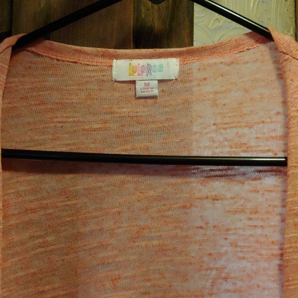 Salmon Sarah Duster Cardigan with Pockets - Picture 2 of 3